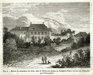 Chalon: The home of Nicephore Niepce in Chalon-sur-Sa'ne