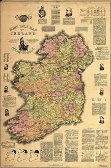Hibernia: Home Rule map of Ireland