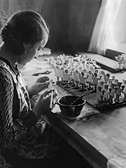 Homework: Home work in the Erzgebirge, 1934