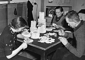 Handwork: Home work in the Erzgebirge, 1941
