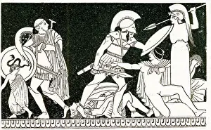 Illiad: Homers Illiad - the Flight of Aeneas