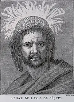 Homme: Homme de l'Isle de Paques (a man from Easter