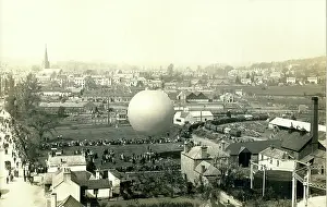 Monmouth: The Hon Charles Rolls... balloon at Monmouth