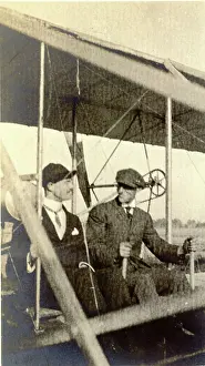 Wilbur: Hon Cs Rolls and Wilbur Wright after the flight
