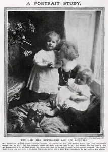 Retarded: The Hon. Mrs Bowes-Lyon and her children