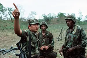 Honduran: A Honduran Second Lieutenant talks with ?