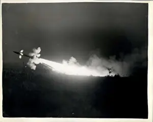 Larkhill: Honest John missile demonstration, Larkhill, Salisbury Plain