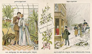 Honeymoon: Honeymoon Couple - circa 1875