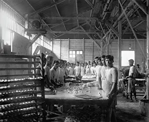 Bevlkerung: Hong Kong - Factory Workers around 1912
