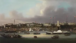 Restriction: The Hongs of Canton, by an unknown artist