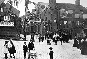 Honley: Honley Market Place early 1900s