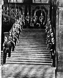 Proclamation: Honor Guard in the Palace of Versailles on