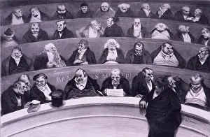 Retaliation: Honore Daumier (1808-1879), satirical print ?