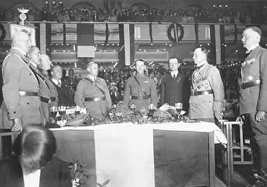 Homage: Honoring of the ocean pilots through the Stahlhelm, circa