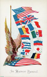 Archetype: In Honour Bound - Patriotic postcard - WW1