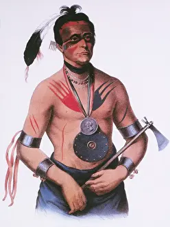Tomahawk: Hoo-Wan-Ne-Ka - Native American - Man
