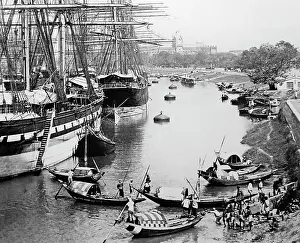 Hooghly: The Hooghly River, Bengal, India