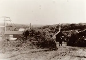 Pithead: Hook Colliery, Pembrokeshire, South Wales