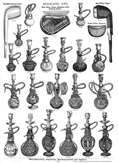 Bowls: Hookahs and Pipes, Plate 129
