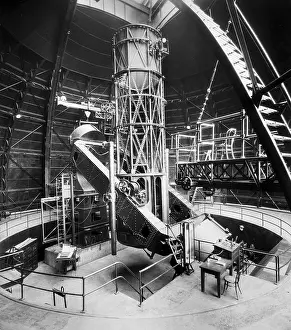 Telescope: Hooker 100-inch Telescope, Mt Wilson Observatory, c. 1920