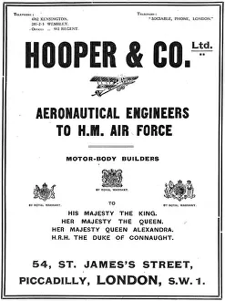 Coachbuilders: Hooper & Co - Coachbuilders & Aeronautical Engineers