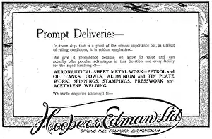 Edman: Hooper & Edman. - Aeronautical Sheet Metal Workers