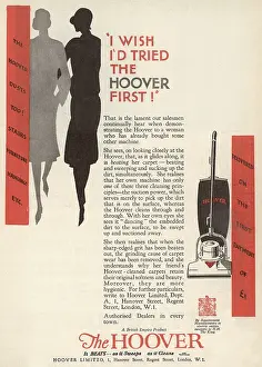 Cleaners: HOOVER ADVERT 1930