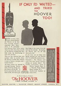 Waited: HOOVER ADVERT 1930