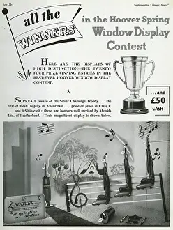 Vacuum: Hoover Vacuum Cleaner Window Display