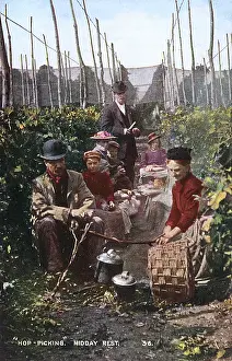 Lunchtime: Hop Picking - Kent - The Midday Rest