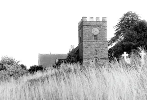 Dinmore: Hope under Dinmore, the Church c1955