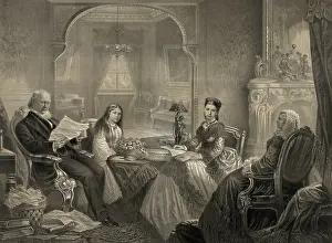 Greeley: Horace Greeley and family