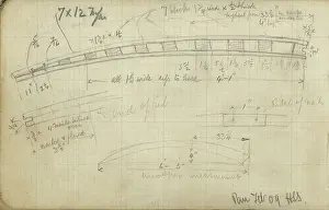 Notebook: Horace Short's notebook - sketches of Wright Flyer at Pau