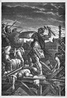 Defends: HORATIUS DEFENDS ROME