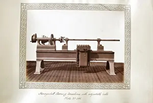 Adjustable: Horizontal boring machine with adjustable table
