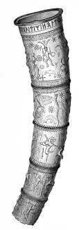 Runic: Horn of an animal with runes