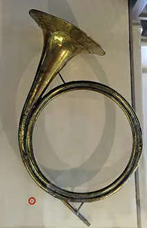 1747: Horn. Brass instrument. Germany, 1747. Museum of History and