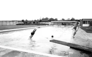 Horncastle: Horncastle, Swimming Pool c1965