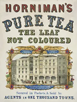 Storefront: Horniman's Pure Tea, with a view of the storefront
