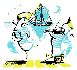Forman: The Hornpipe ? sailor ducks dancing