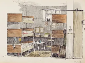 Bunk: Horse box, by Robert Walker, WW1
