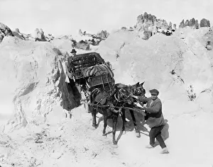 Yazilikaya: Horse carriage in Turkey, 1925