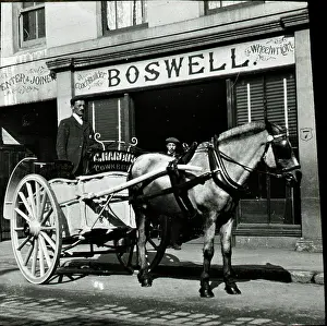 Wheelwright: Horse and cart - Boswell's wheelwright and coach builder