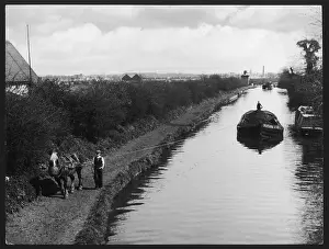 HORSE-DRAWN BARGE