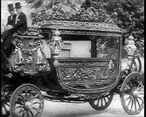 Hearse: A Horse-Drawn Hearse Passing By