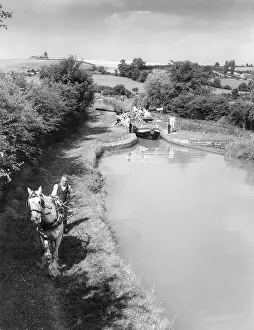 Holidaying: HORSE-DRAWN NARROW BOAT