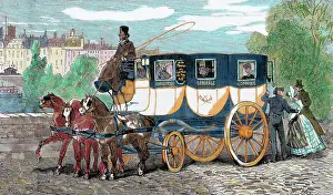 Omnibus: Horse-drawn omnibus