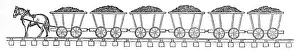 Sleepers: Horse-Drawn Railway - 1820