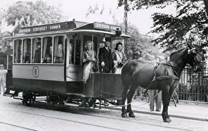 Malmo: Horse-drawn tram, Malmo, Sweden
