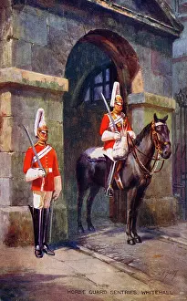 Sentries: Horse Guard Sentries - Horseguards, Whitehall, London